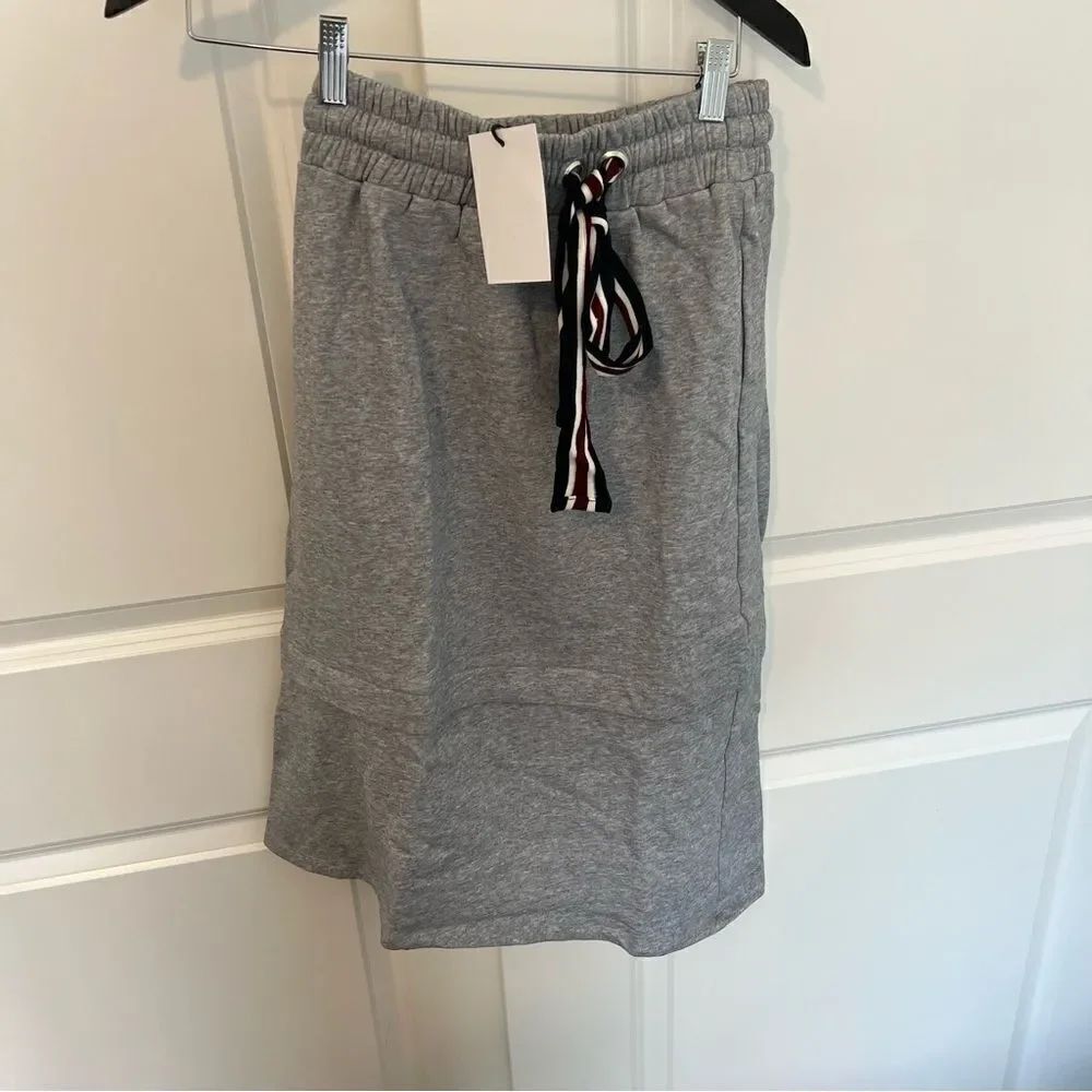 NWT Grey Lab Layered Striped Drawstring Skirt | Size S - Picture 4 of 10